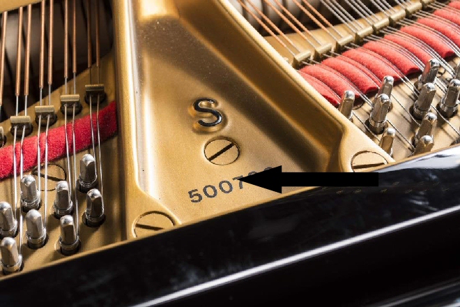 Where to find Steinway Serial Number