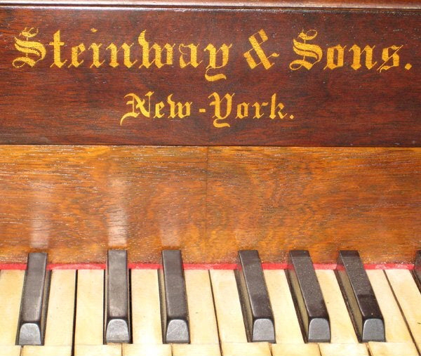 Steinway square grand antique piano