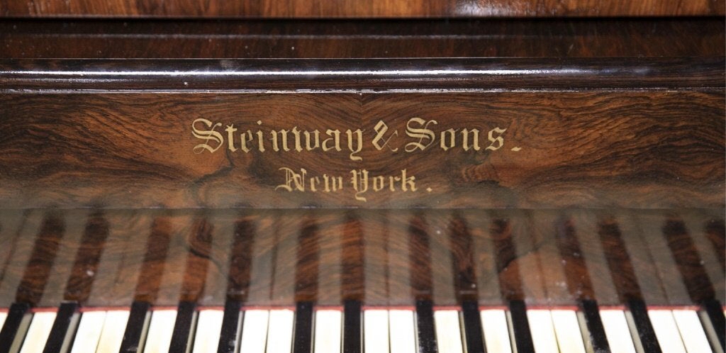 Steinway square grand antique piano