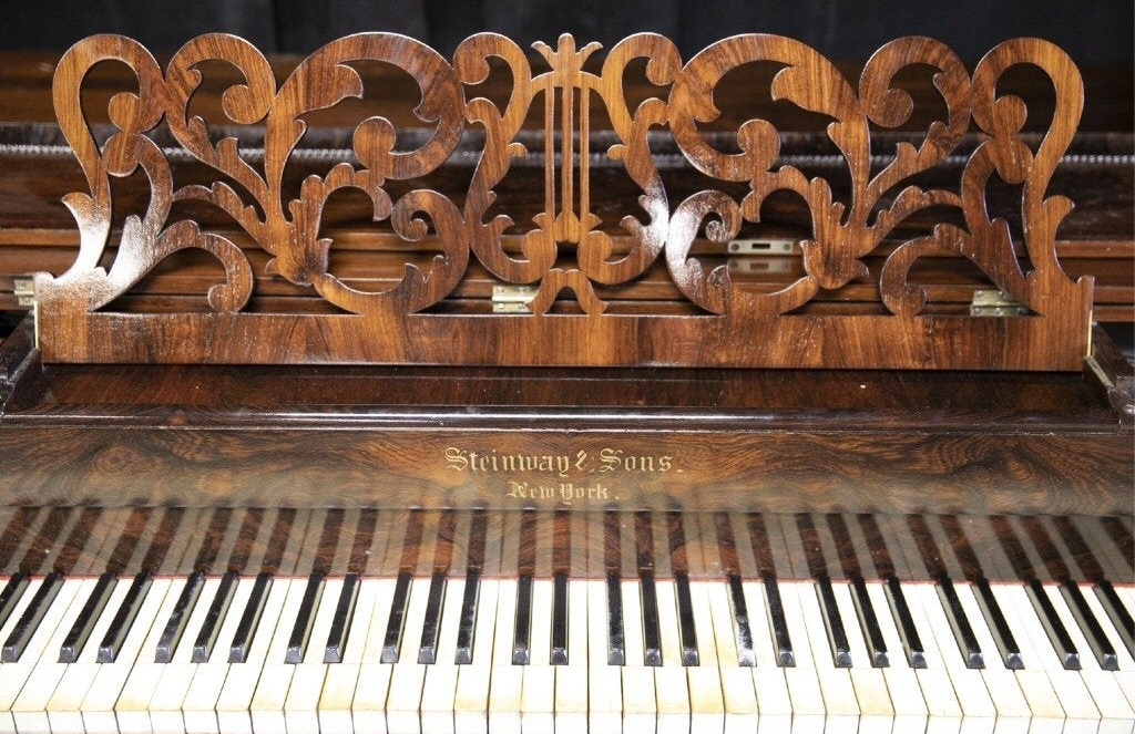 Steinway square grand antique piano