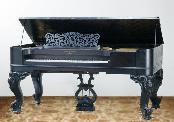 Steinway square grand antique piano